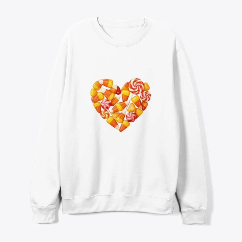 Sweet Candy Corn Heart