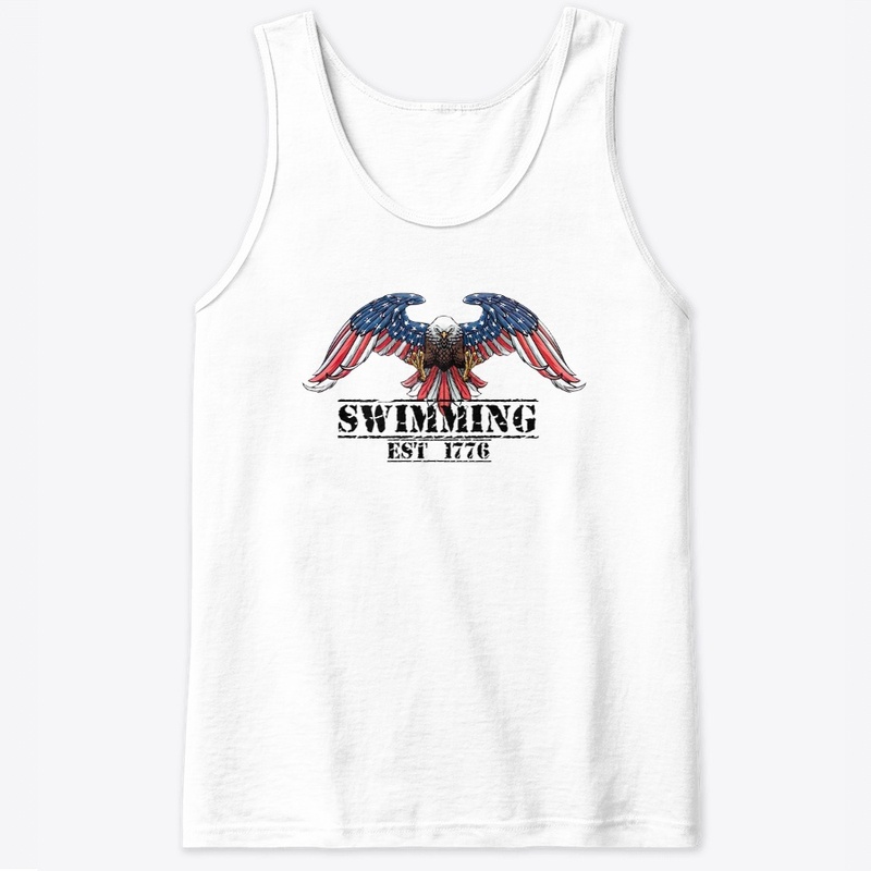 Eagle Swimming