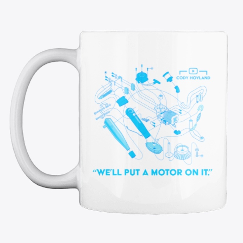 Gas-Powered Scrub Brush (Exploded)