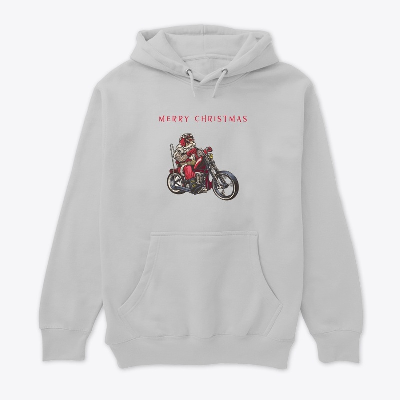 MERRY CHRISTMAS  BIKER SANTA