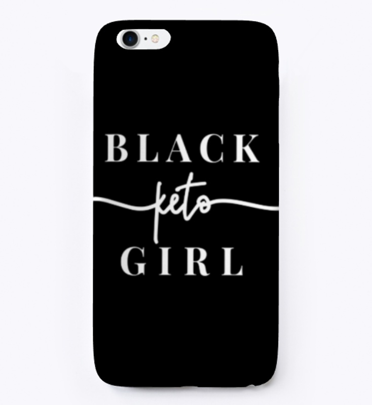 Black Keto Girl iPhone Case
