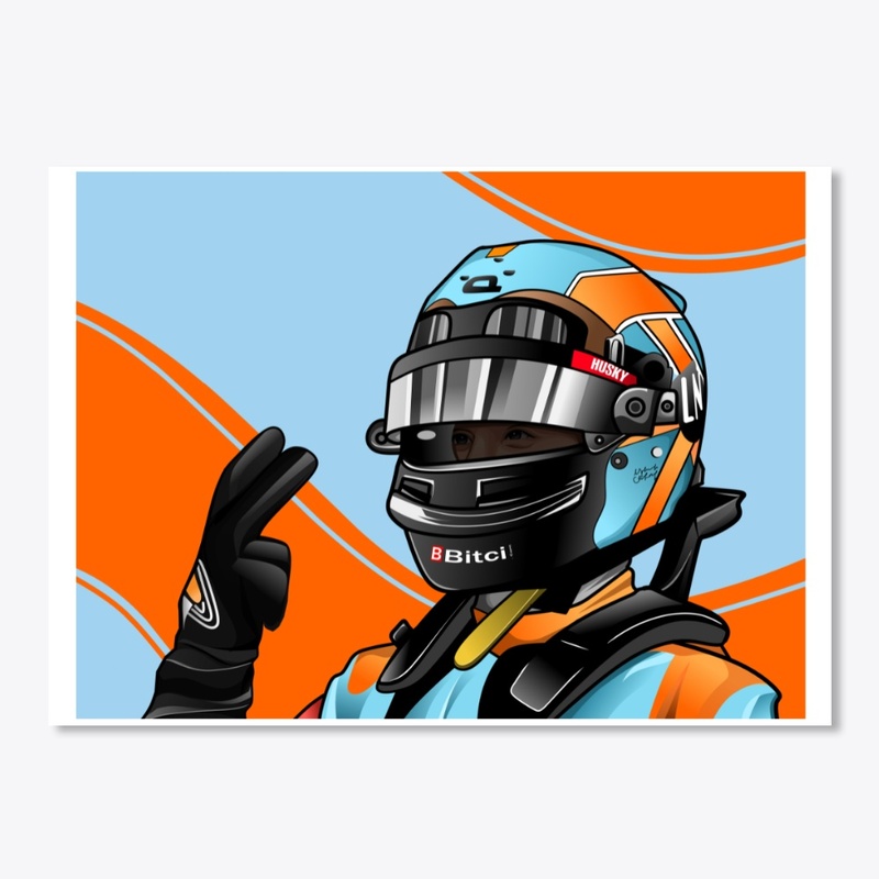 Lando NOR #4 Monaco Podium Type 2