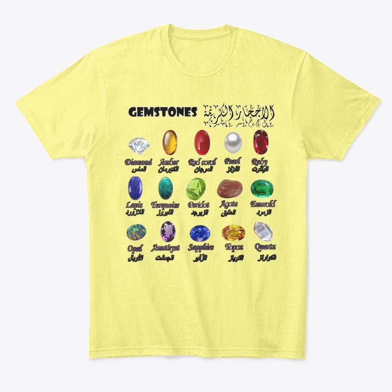 Types of gemstones T-short