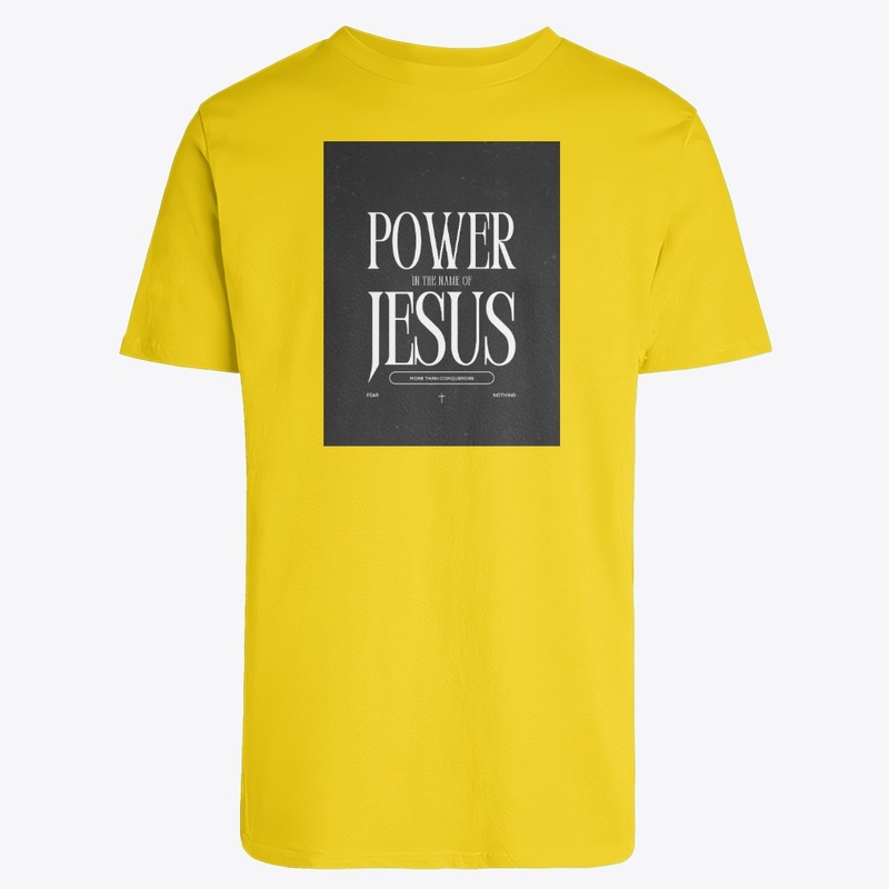 Power unto Jesus merch for T-shirts