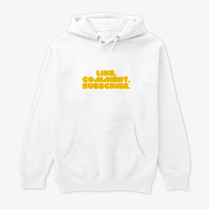 Like, Comment, Subscribe T-Shirt Design