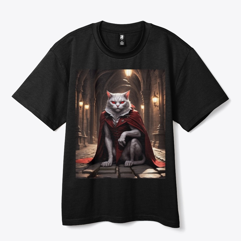 Vampire Cat in the Shadows