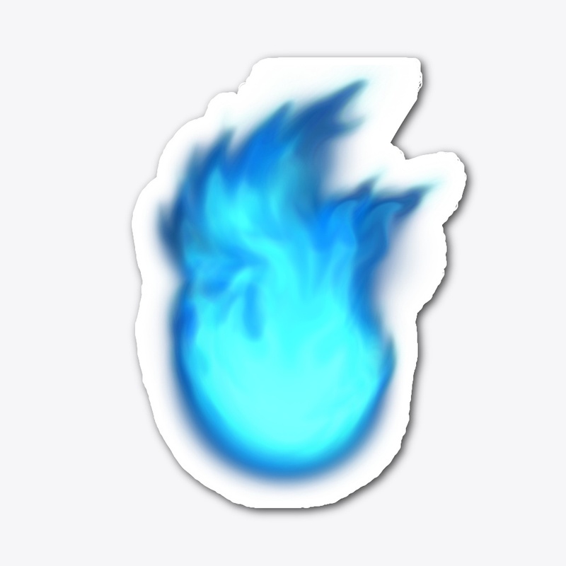 Blazing Blue Flames
