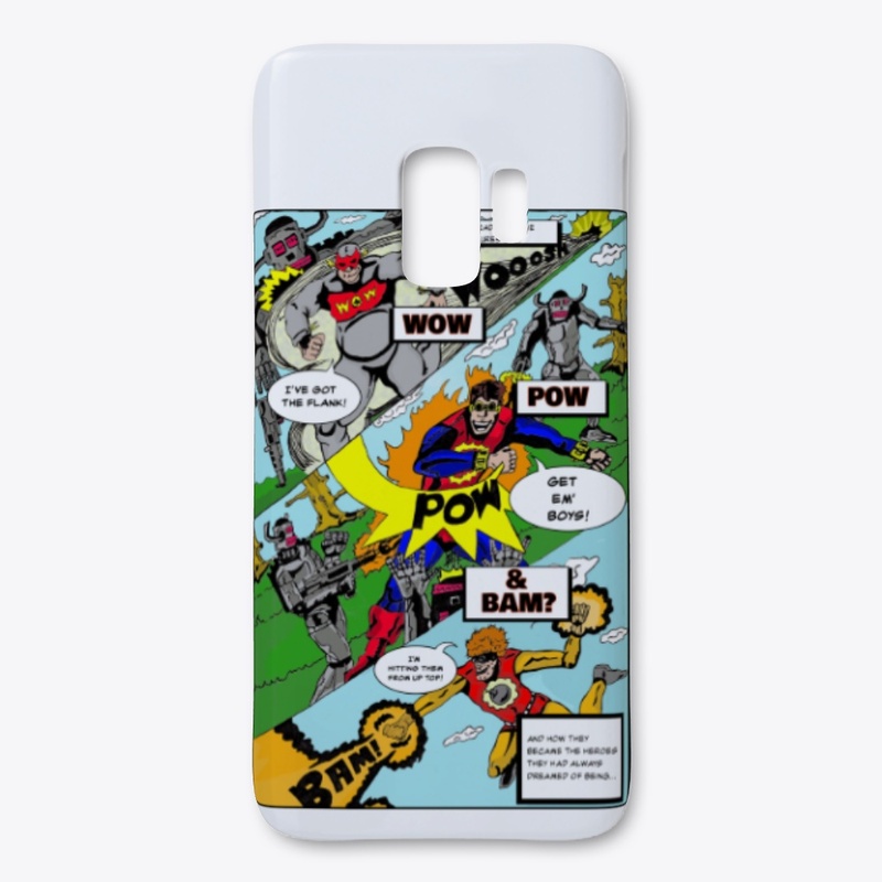 Wow, Pow and Bam! full team stickers. 