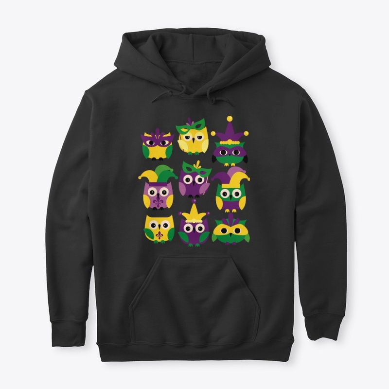 Mardi Gras Gift For Owl Lover