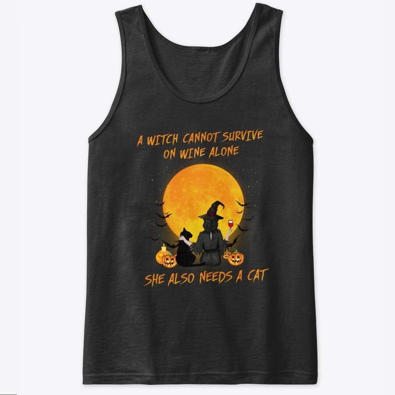 A witch cannot survive on wine alone Cat