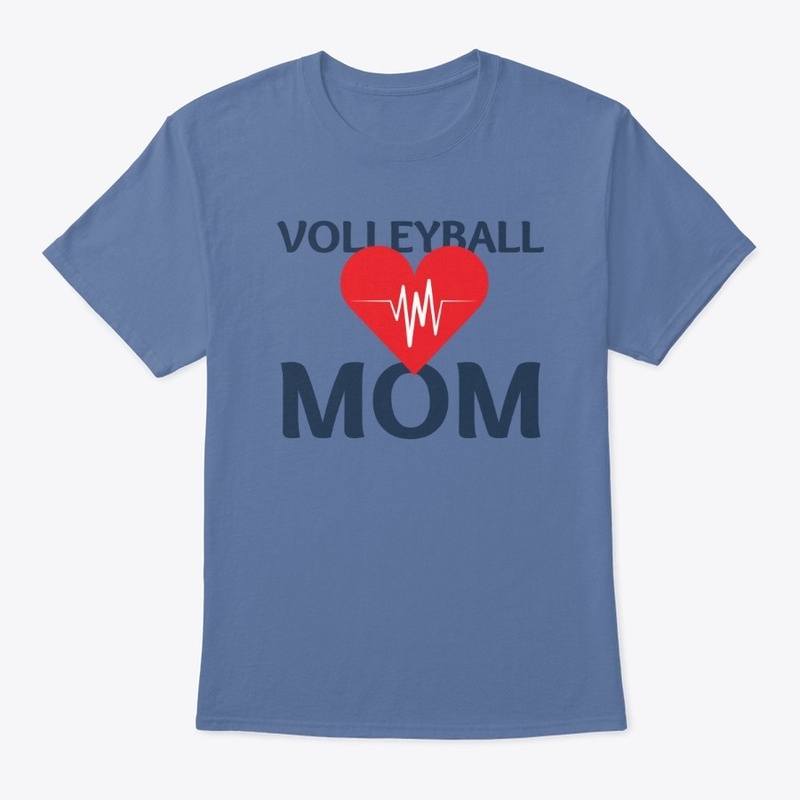 Volleyball Mom Heartbeat