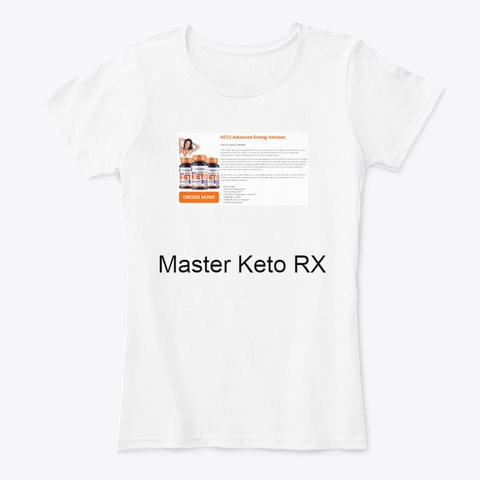 Master Keto Rx Weight Loss Supplements White T-Shirt Front