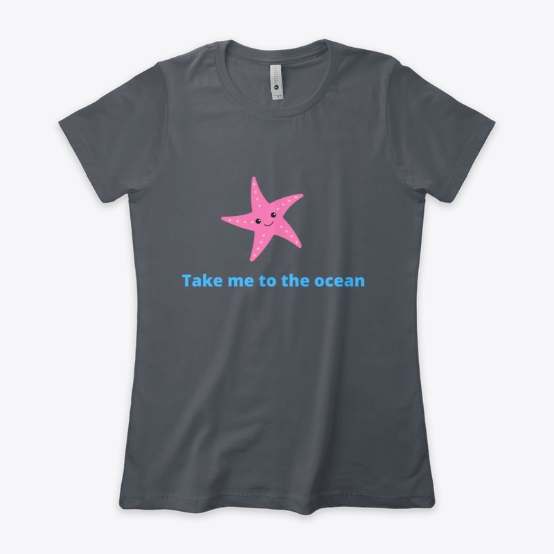 Take Me to the Ocean Boyfriend Tee