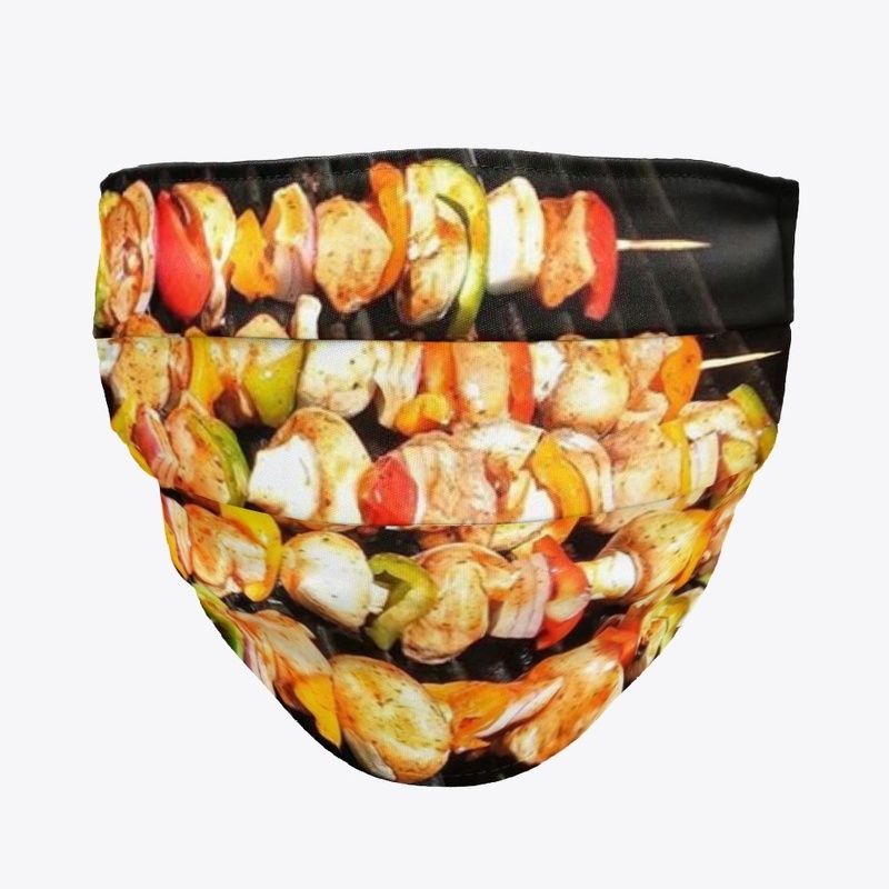 Chicken & Vegetable Kabobs Mask