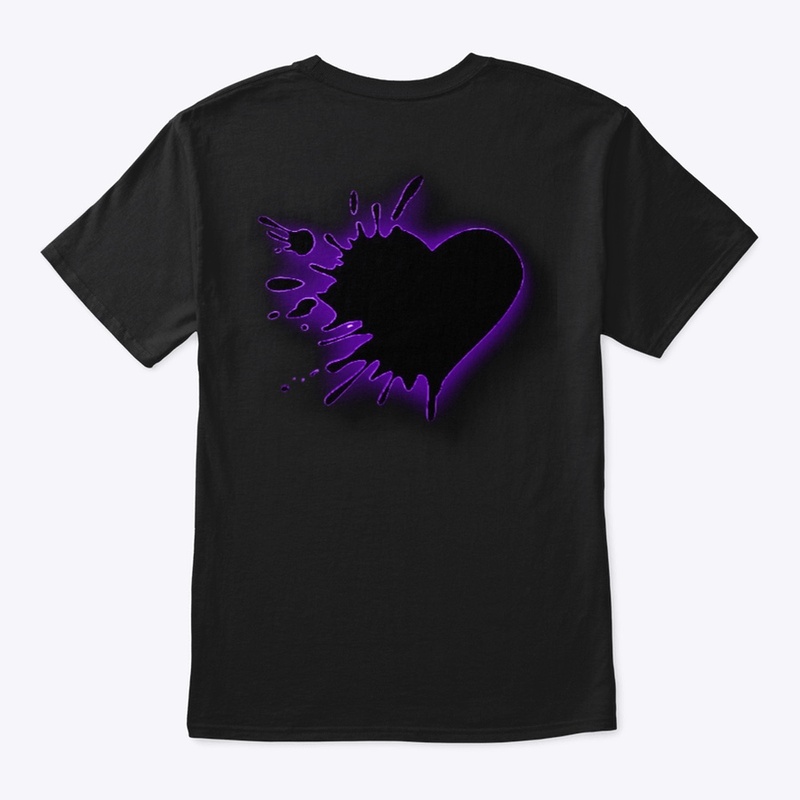 Heart Splatter Plut0 VIBZ TEE-Shirt