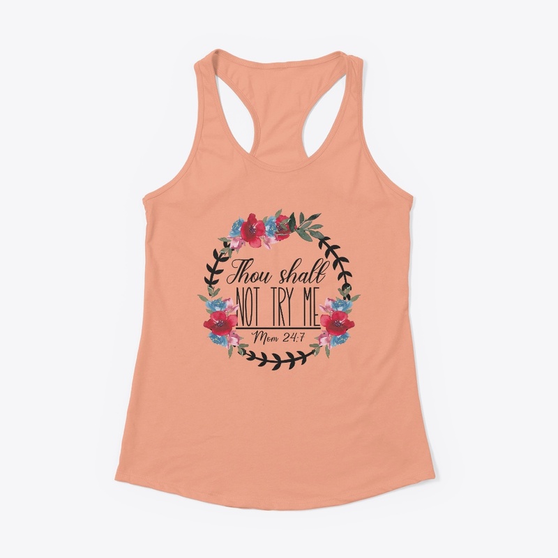 Floral design on sarcastic funny quote