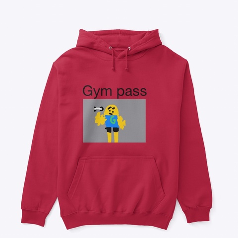 Gym Pass Red T-Shirt Front