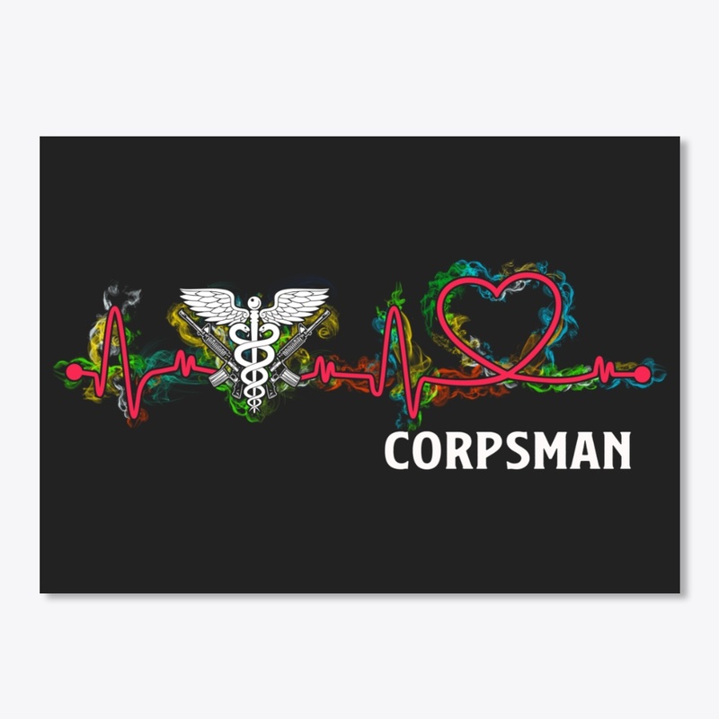 Awesome Corpsman Flame Heartbeat