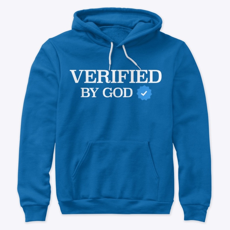 VERIFIED BY GOD (white Logo)