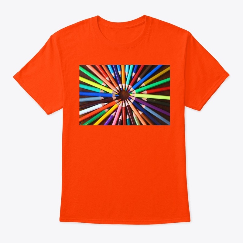 25 shades of colour pencil t shirt 👕