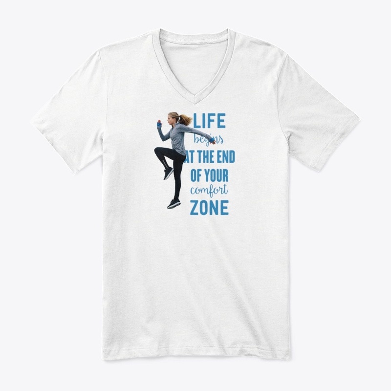 T shirt Motivation to cross comfort zone