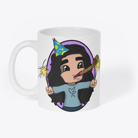 🎉250 K Limited Edition Celebration Mug💖 White T-Shirt Front