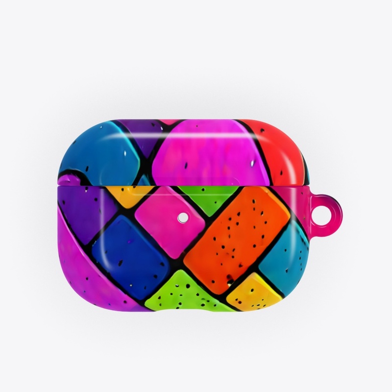 Neon Colorblock All-Over Print