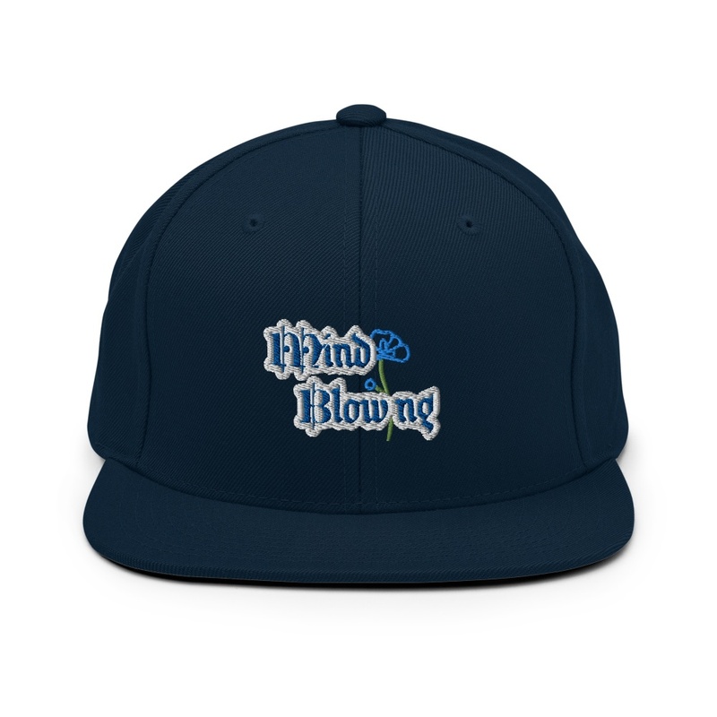 blue cap