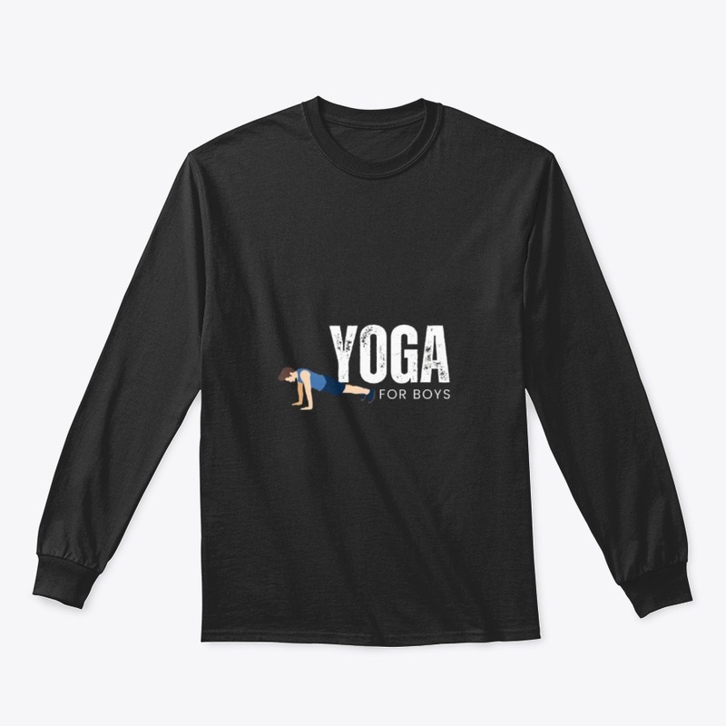 Yoga for boys creative design