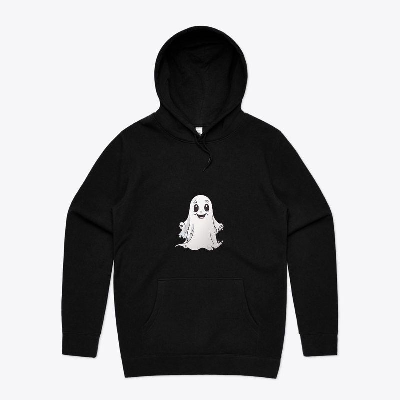 Cute little ghost with unsettling
