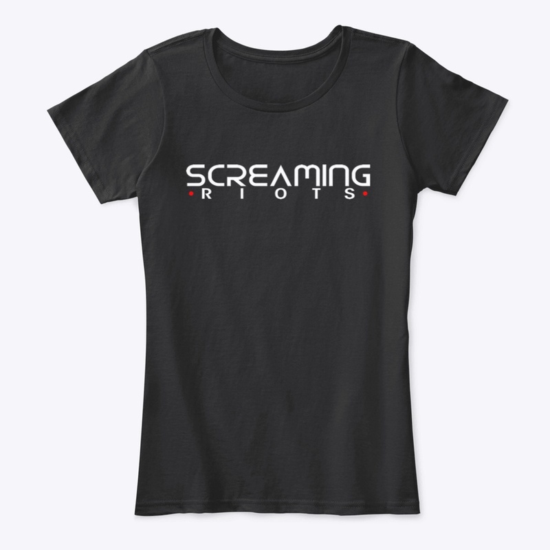 Screaming Riots White Logo