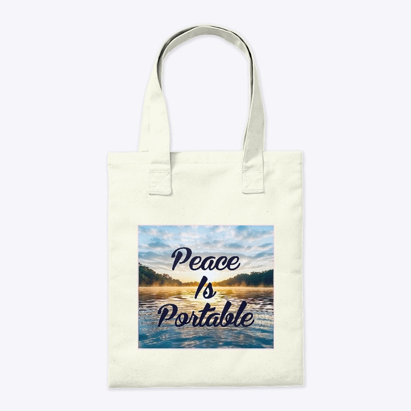 Peace is Portable Canvas Tote