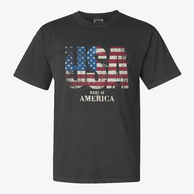 USA Made in America Patriotic Flag Merch
