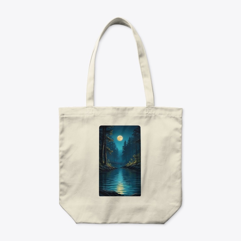 Forest view tote bag
