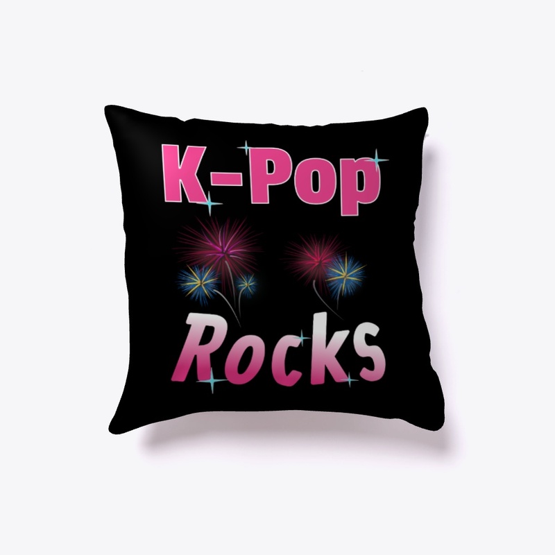 K-Pop Rocks - Fireworks and Stars Black