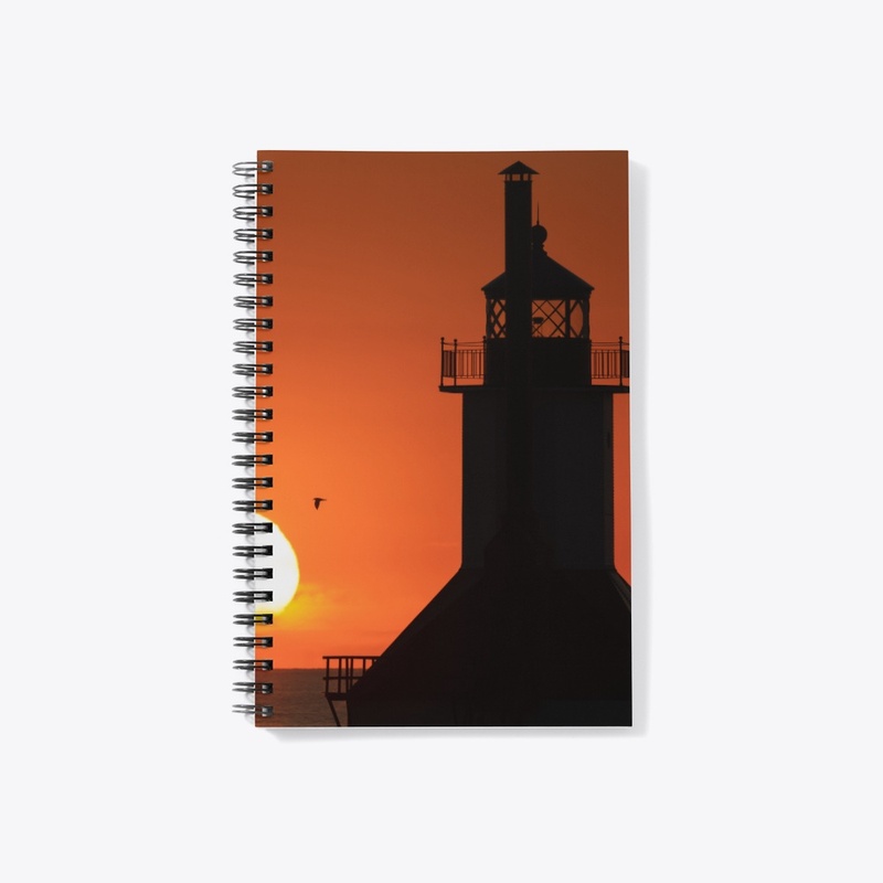St Joe Michigan Lighthouse Sunset