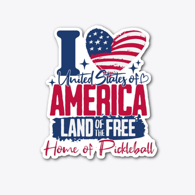 USA Land of The Free &Home of Pickleball