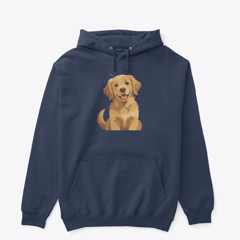 Happy Golden Retriever Puppy