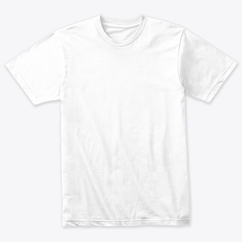 P 51 Mustang Heather White T-Shirt Front