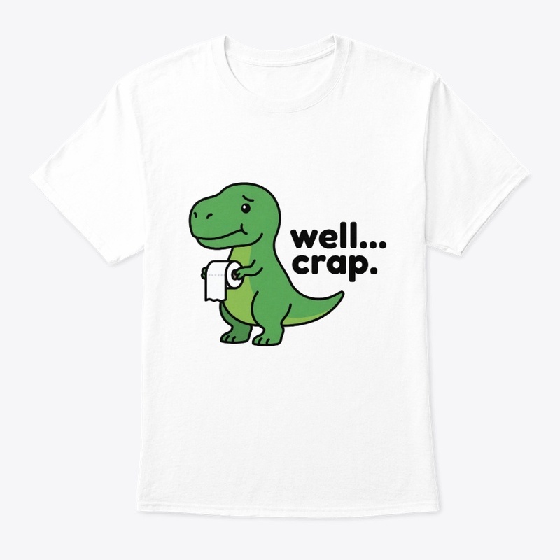"Well Crap" Green T-Rex Toilet Paper