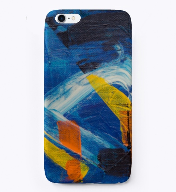 Abstract Paint Brush Textured Design  