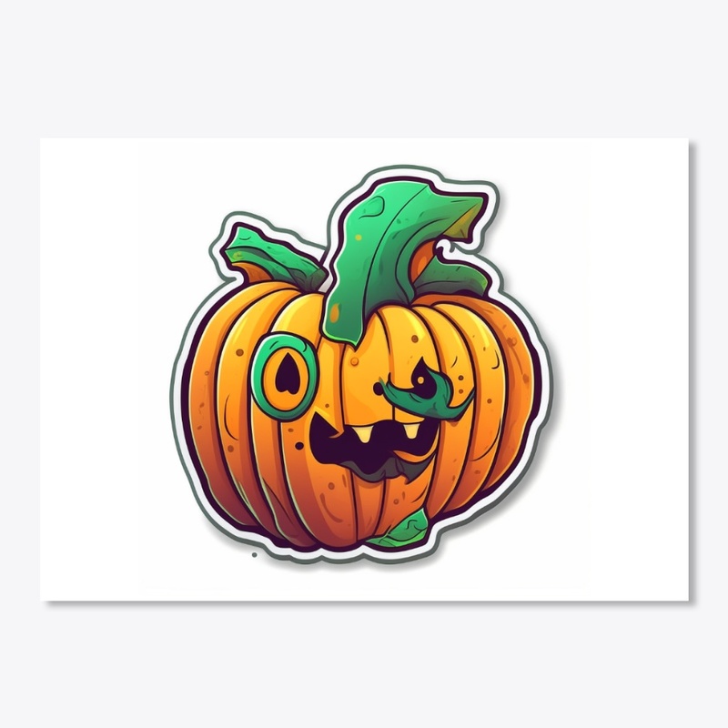 Pint Glass,Haloween pumpkin