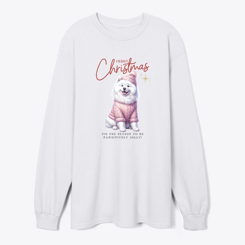 Pawsitively Jolly Samoyed