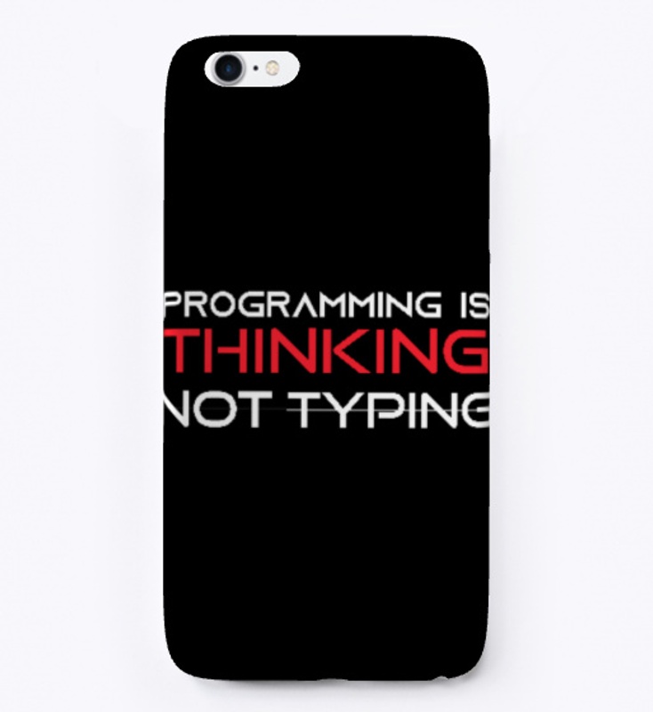 Programming is thinking not typing