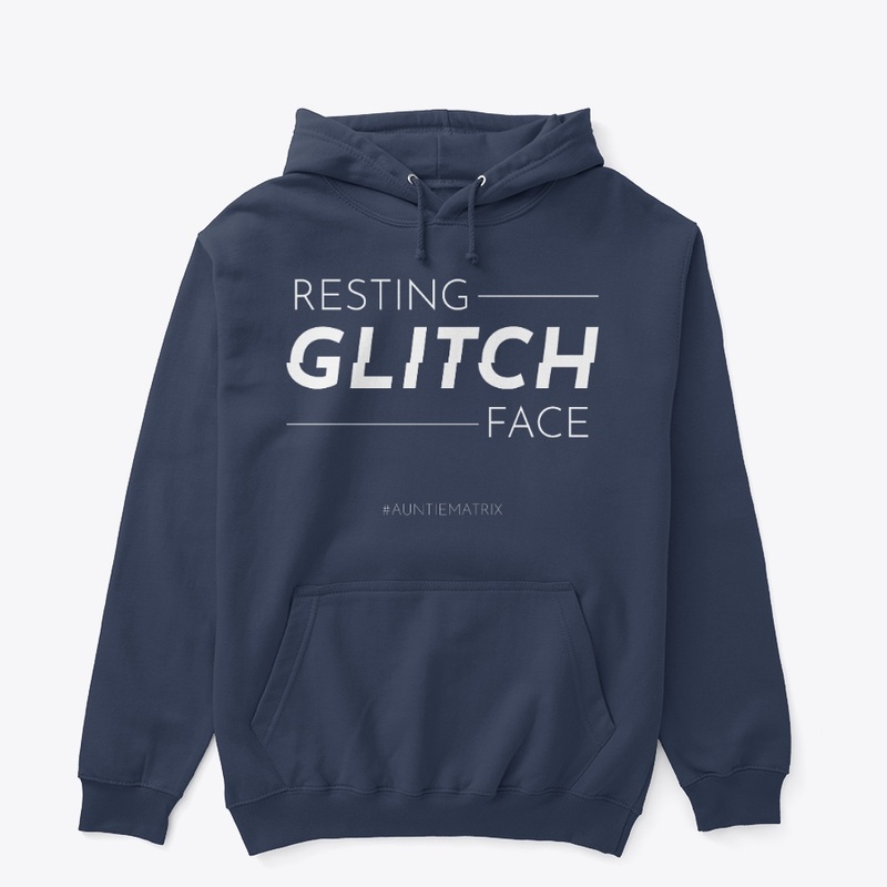 Resting Glitch Face - Text