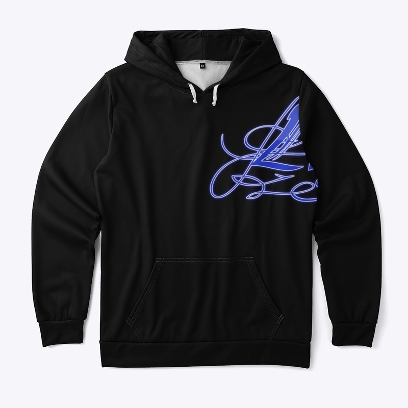 LAC Blue Logo Design Old English 