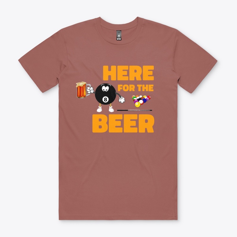 Here For Beer Funny Eight Nine Ball Pool