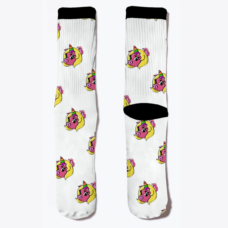 Blondie's Pigicorn Socks