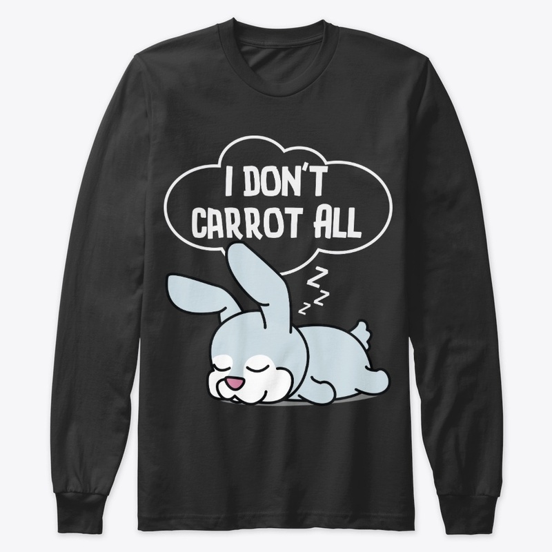 Punny Rabbit Lover Gift - Lazy Sleeping