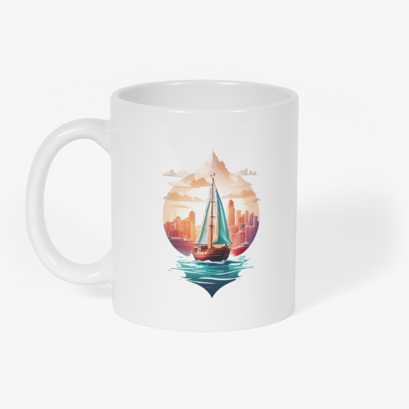 Ship in a ocean